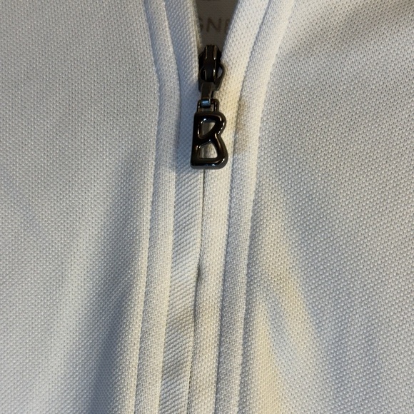 Bogner Cady Golf Tennis Pleated Back Shirt White Women's Size M - Picture 5 of 10